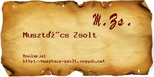 Musztács Zsolt névjegykártya