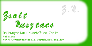 zsolt musztacs business card